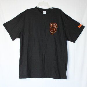 SAN FRANCISCO GIANTS MARCO SCUTARO 19 T-SHIRT SZ XL BASEBALL MENS BLACK SGA NEW